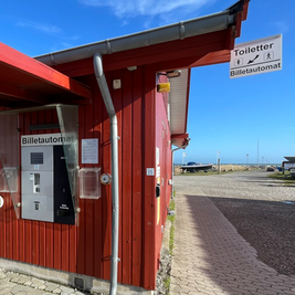Billetautomat ved Sejlklubben – mellem